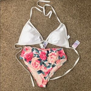 Two piece swimsuit. New with tags.